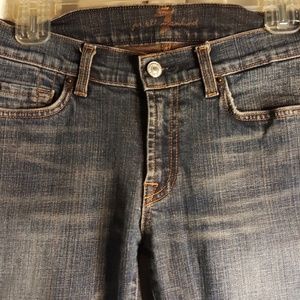 7 For all Mankind dark blue jeans
